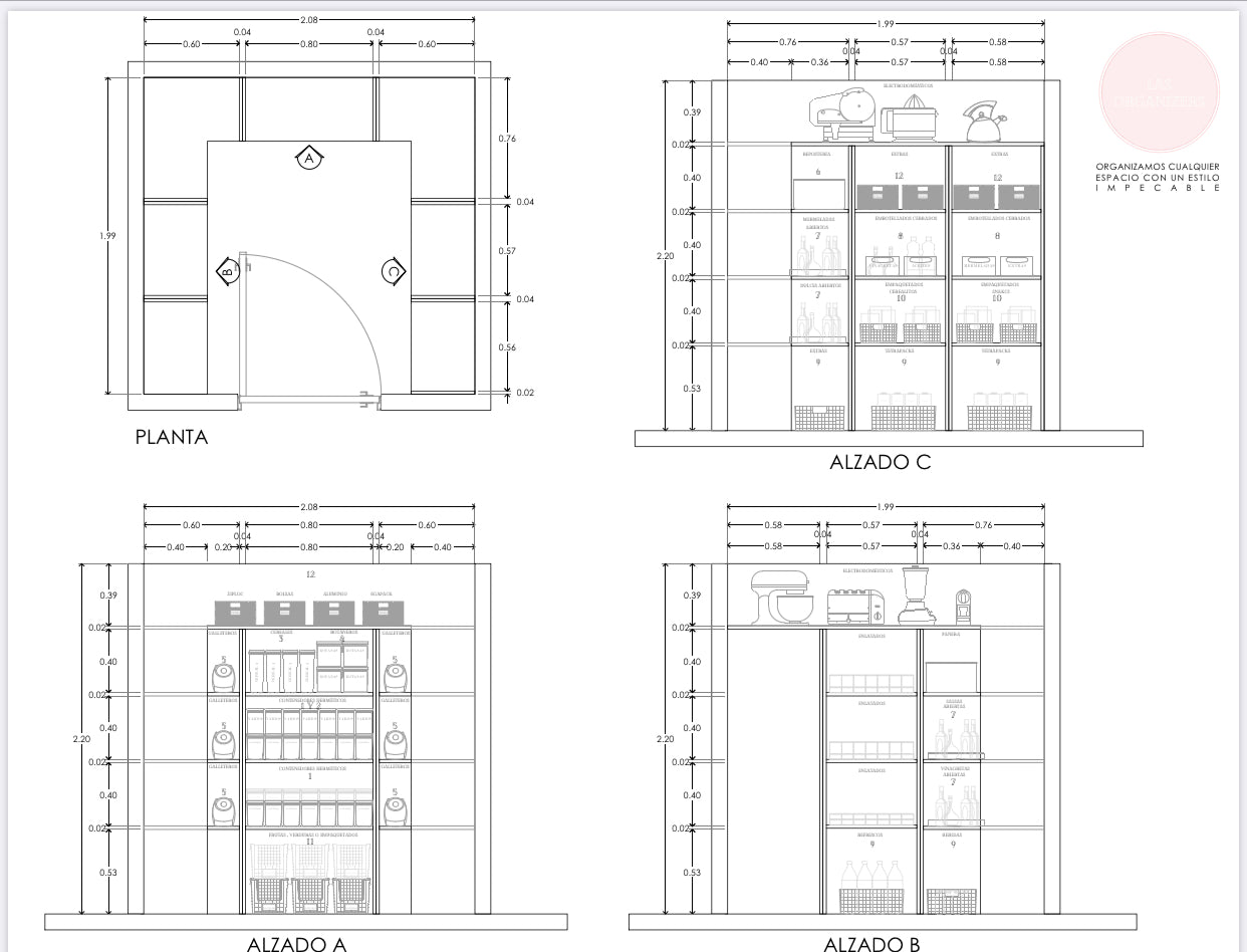Diseño de espacio + layout de accesorios