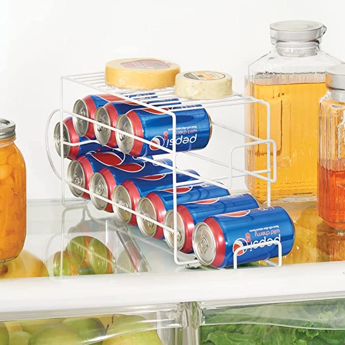 Dispensador latas frigorifico Fresco 14x33x15 22699050 Metaltex > menaje y  hogar > cocina > capsulas - dispensadores